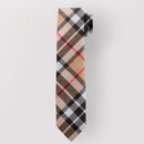 Pure Wool Tie in Thompson Camel Modern Tartan