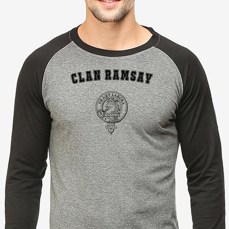 Clan Crest Long Sleeve T-shirt - Outline Varsity