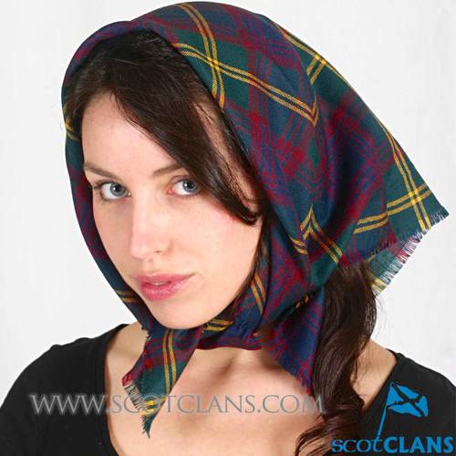Wool Tartan Square Scarf (Available in 500 tartans)