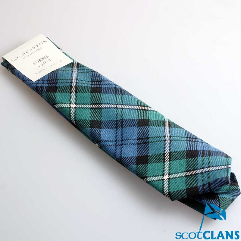 Luxury Pure Wool Tie in Forbes Ancient Tartan.