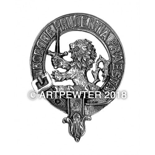 Young Pewter Clan Crest Buckle For Kilt Belts