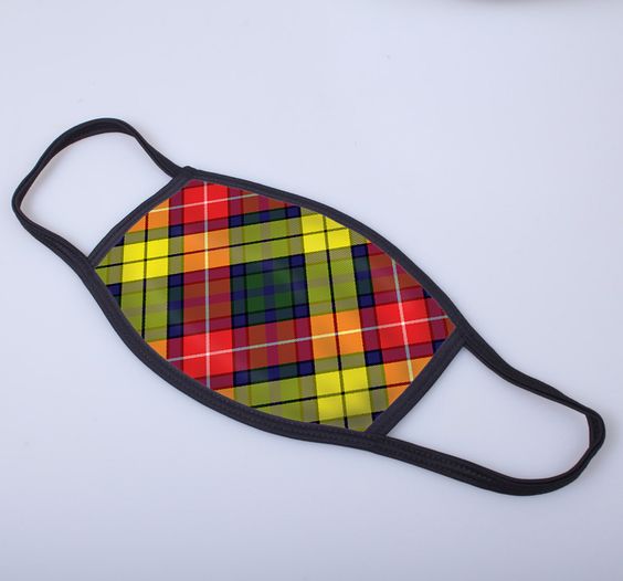 Buchanan Tartan Printed Face Mask