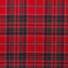 Luxury Tartan Handfasting Ribbon with Embroidery