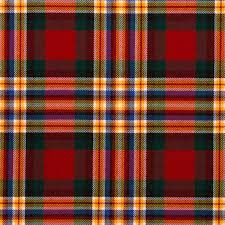 Lightweight Tartan Material 10oz Wool