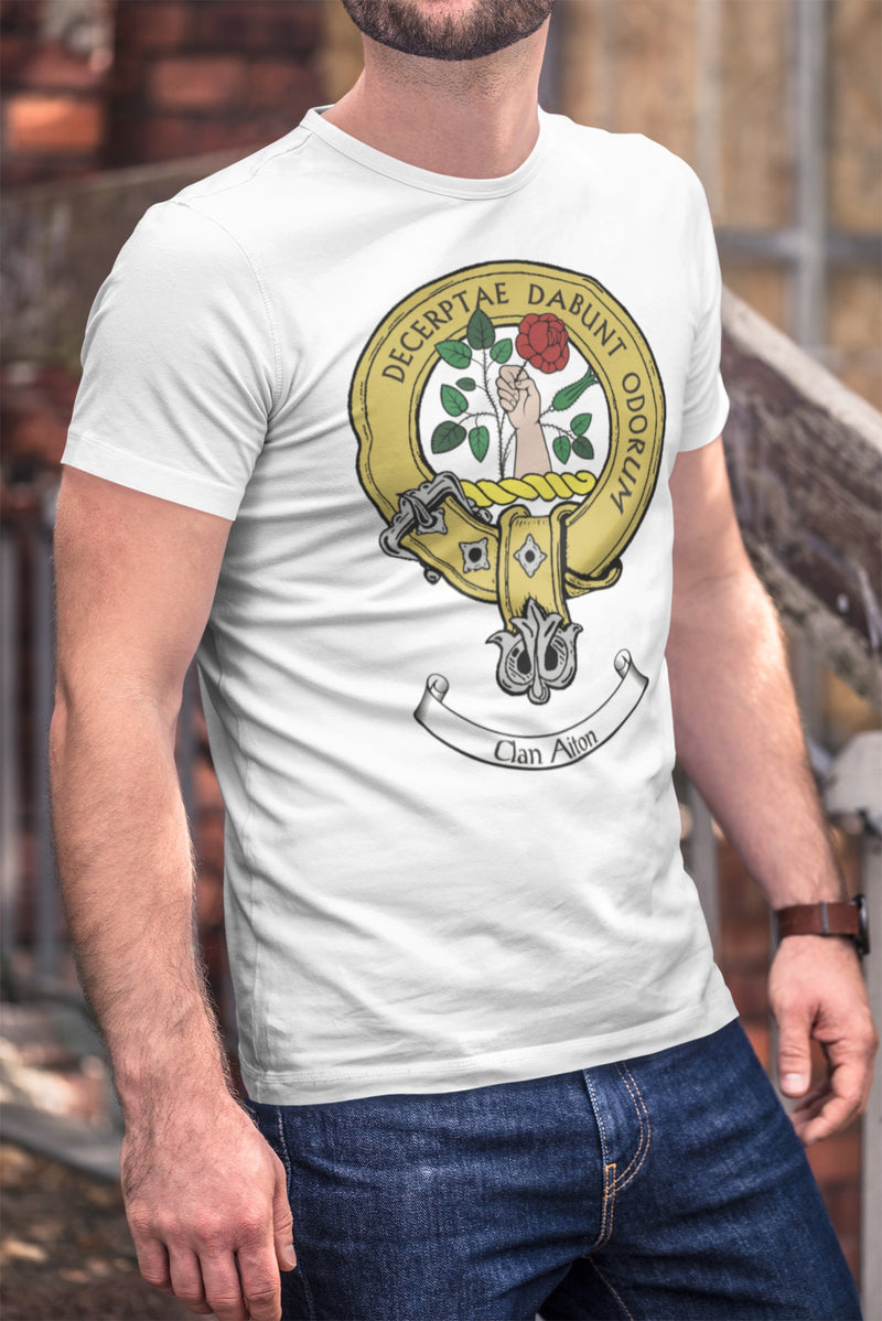 Aiton Clan Crest Gents T Shirt