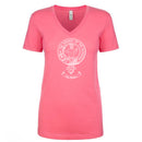 Allardice Clan Crest Ladies Ouline T-Shirt