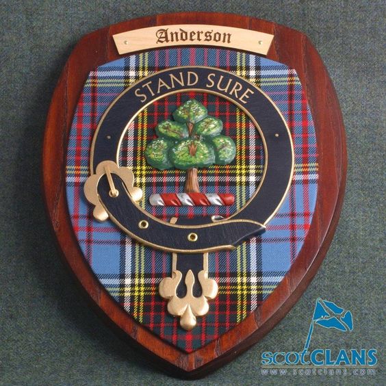 Anderson Clan Crest Plaque