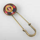 Antique Finish Clan Crest Brooch / Kilt Pin