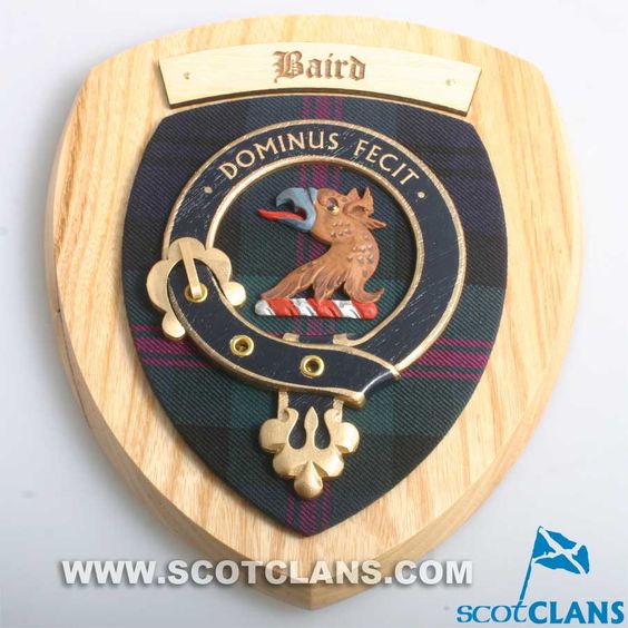 Baird Clan Crest Plaque