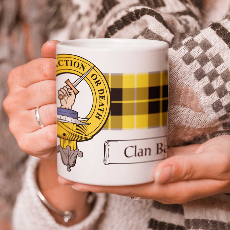 Barclay Crest and Tartan Mug