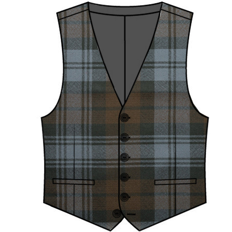 Campbell Weathered Gents Waistcoat