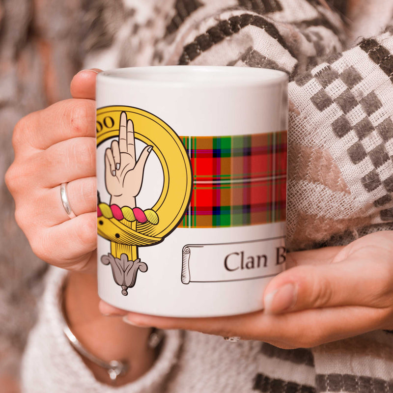 Boyd Clan Crest and Tartan Mug