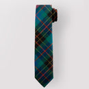 Close-up of the Brodie Hunting Ancient Tartan Tie, emphasizing its intricate design, luxurious texture, and vibrant colors perfect for any formal occasion.