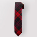 Close-up of Brown Modern Tartan Tie highlighting the intricate tartan pattern and 9cm blade width.