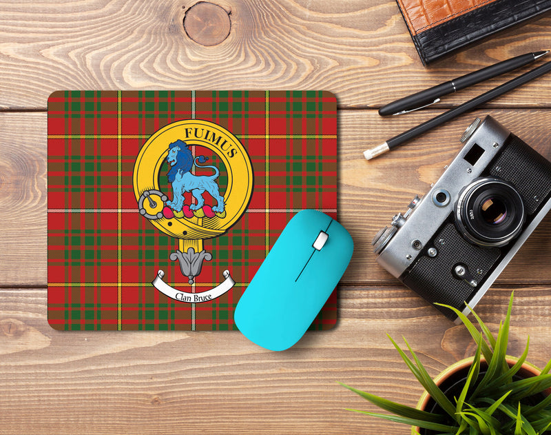 Bruce Clan Crest Mouse Pad