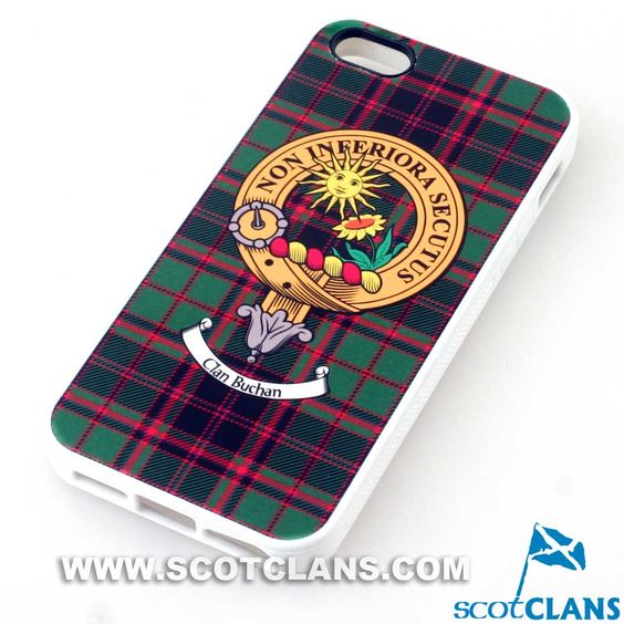 Buchan Tartan and Clan Crest iPhone Rubber Case - 4 - 7