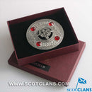 Buchanan  Clan Crest Pewter Plaid Brooch