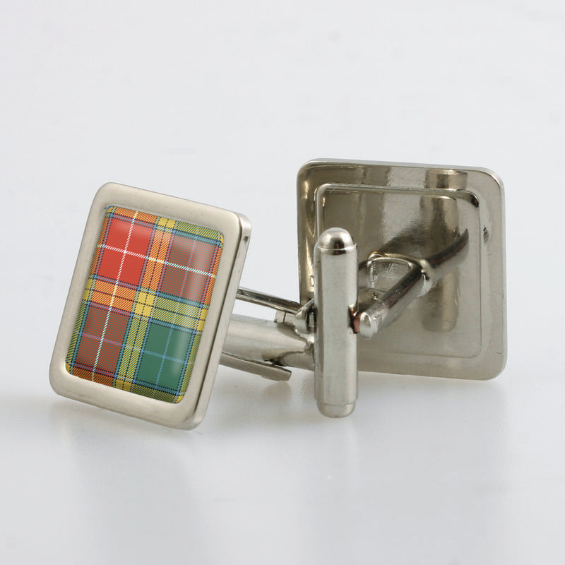 Buchanan Old Sett Ancient Tartan Cufflinks - Choose Your Shape