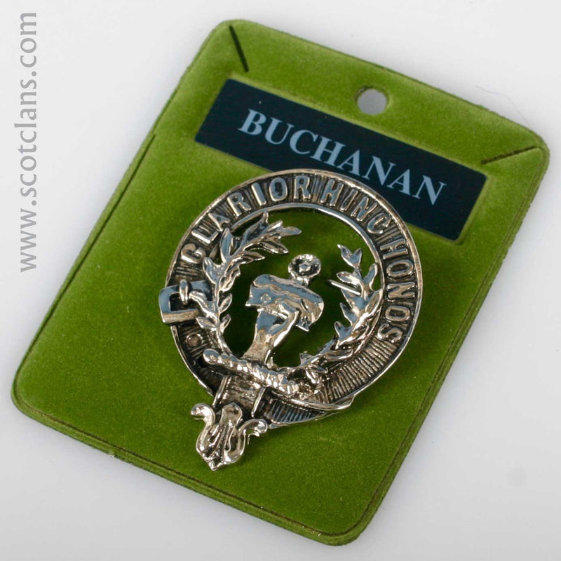 Buchanan Clan Crest Badge in Pewter