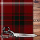 Rothesay Red Modern  Tartan by the Meter