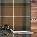 MacDonald Of The Isles Green Weathered   Heavy Weight Tartan per meter