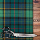 Leinster Green Lightweight Tartan by the Meter
