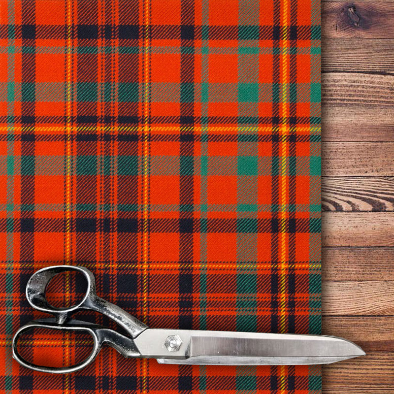 MacLeod Red Ancient  Lightweight Tartan by the Meter