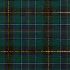Square Tartan Pin Badge