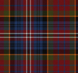Square Tartan Pin Badge