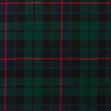 Bagpipe Pin Badge With Tartan Insert