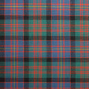 Close-up of a Springweight Wool Tartan Tie with detailed texture, ideal for formal or casual outfits - Tartans C-F.