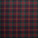 Versatile Springweight Wool Tartan Tie draped elegantly, adding a touch of elegance to your wardrobe - Tartans C-F.