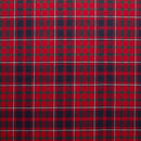 Elegant Springweight Wool Tartan Tie showcasing a timeless black and white houndstooth pattern, perfect for any outfit.