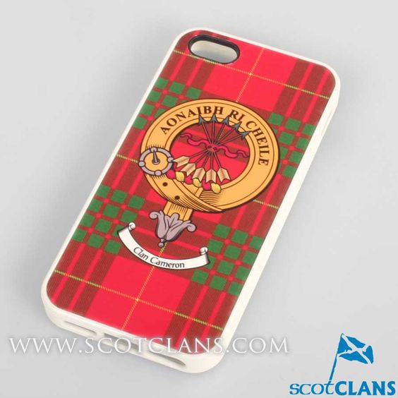 Cameron Tartan and Clan Crest iPhone Rubber Case - 4 - 7