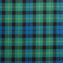Close-up of Springweight Wool Tartan Ties - Tartans C-F collection, highlighting the lightweight fabric and versatile patterns.