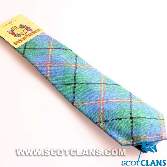 Pure Wool Tie in Carmichael Ancient Tartan