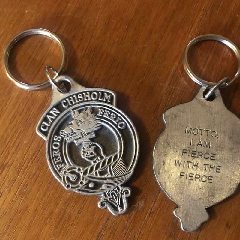 Clan Chisholm Metal  Keyring