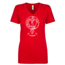 Chisholm Clan Crest Ladies Ouline T-Shirt