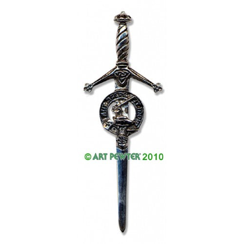 Clan Crest Pewter Kilt Pin with Barclay Crest
