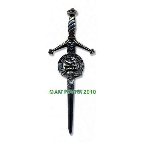 Clan Crest Pewter Kilt Pin with Campbell of Breadalbane Crest