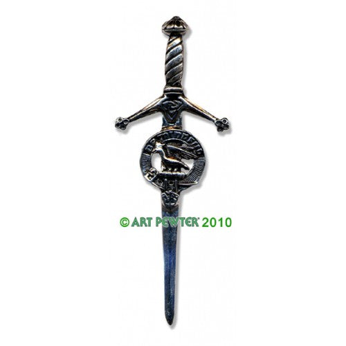 Clan Crest Pewter Kilt Pin with Campbell of Cawdor Crest