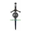 Clan Crest Pewter Kilt Pin with Cunningham Crest