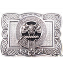 Clan Crest Belt Buckle - Celtic Border