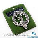 Colquhoun Clan Crest Badge in Pewter