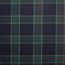 Springweight Wool Tartan Ties - Tartans C-F featuring a classic blue and black tartan pattern, ideal for adding elegance to your outfit.