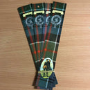 Colquhoun Clan Bookmarks 5 Pack featuring vibrant tartan design and clan crest for book lovers and clan enthusiasts.
