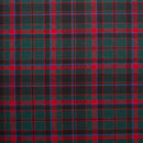 Close-up of Springweight Wool Tartan Tie fabric, highlighting quality and comfort for warm weather.