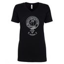 Davidson Clan Crest Ladies Outline T-Shirt