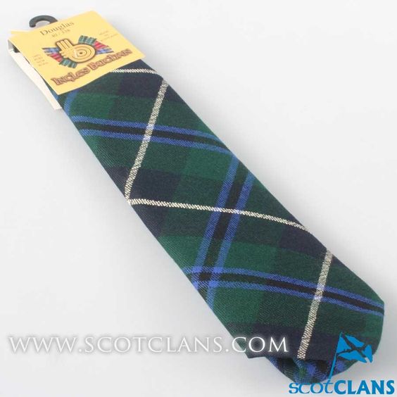 Pure Wool Tie in Douglas Modern Tartan