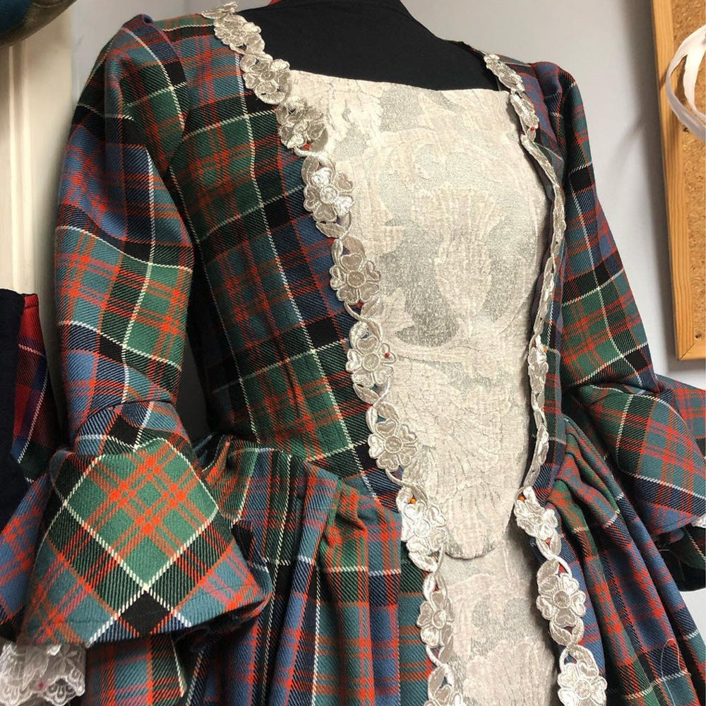 18th Century Tartan Gown